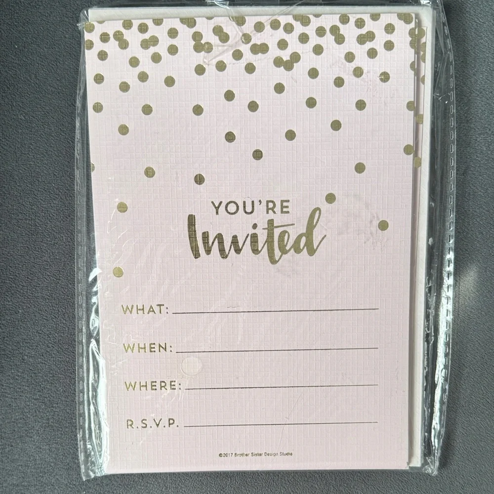 ⚠️4 Invitation Sets for Any Occasion⚠️